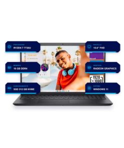 Dell Inspiron 15 Ryzen 7 16GB SSD512 15,6" Win11